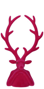 Hirschkopf Tasko 30cm Magenta/Pink