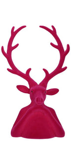 Hirschkopf Tasko 45cm Magenta/Pink