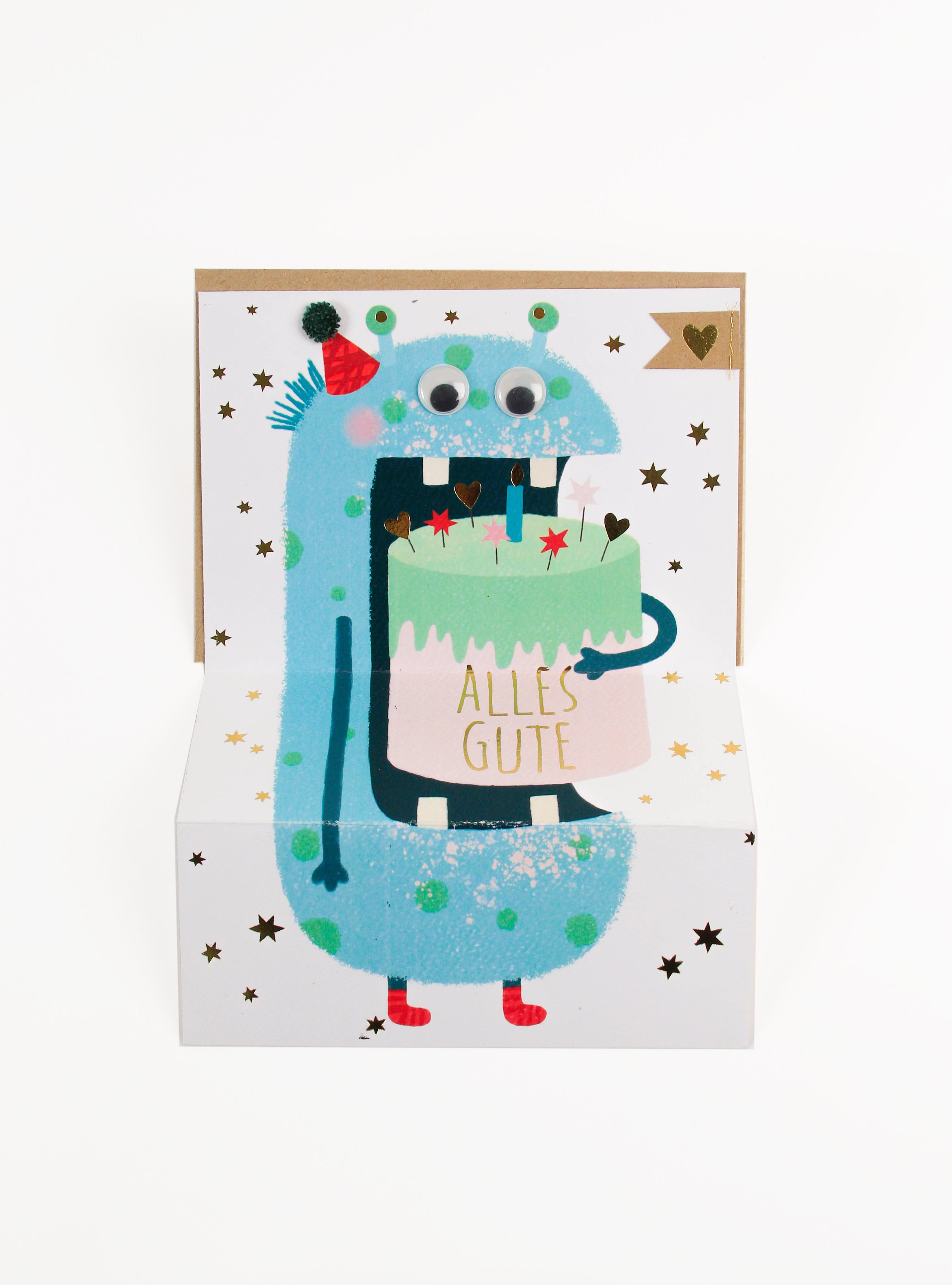 Good old friends Monsterkarte  –  4 verschiedene Motive
