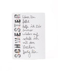 Good old friends Family Postcard – Schwester