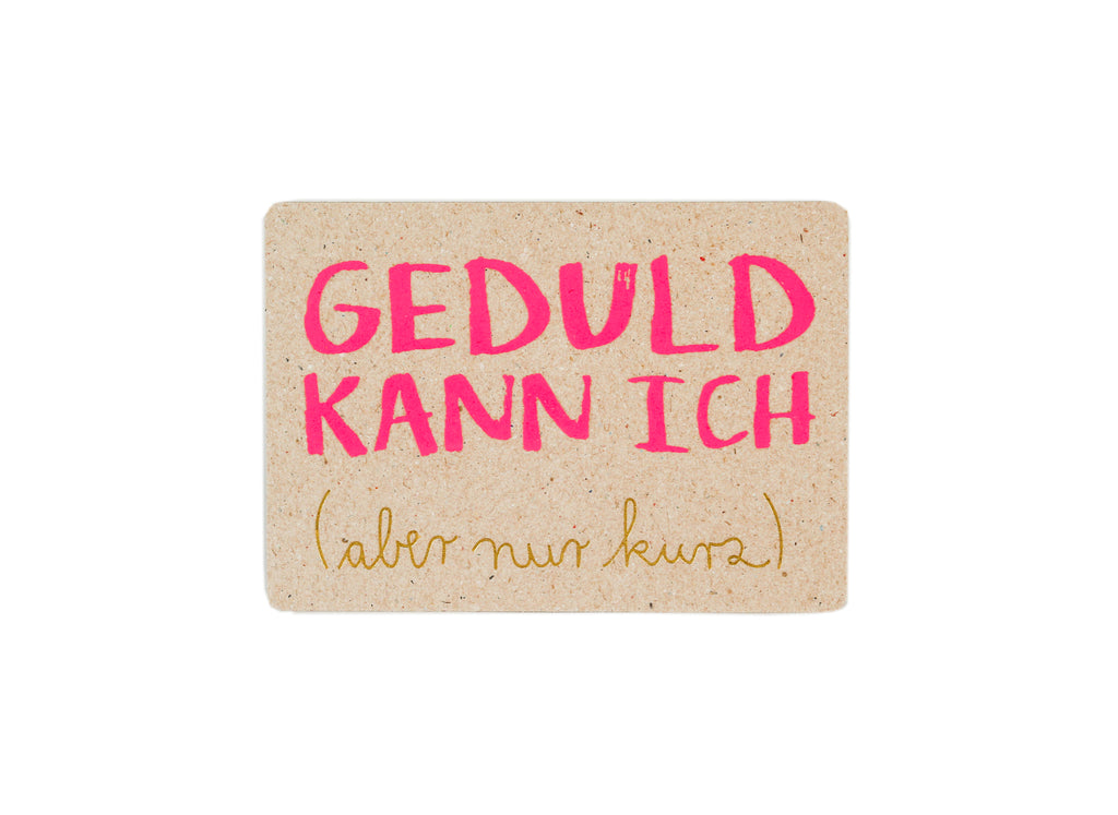 Good old friends Neon-Postkarte – mit humorvollen Sprüchen
