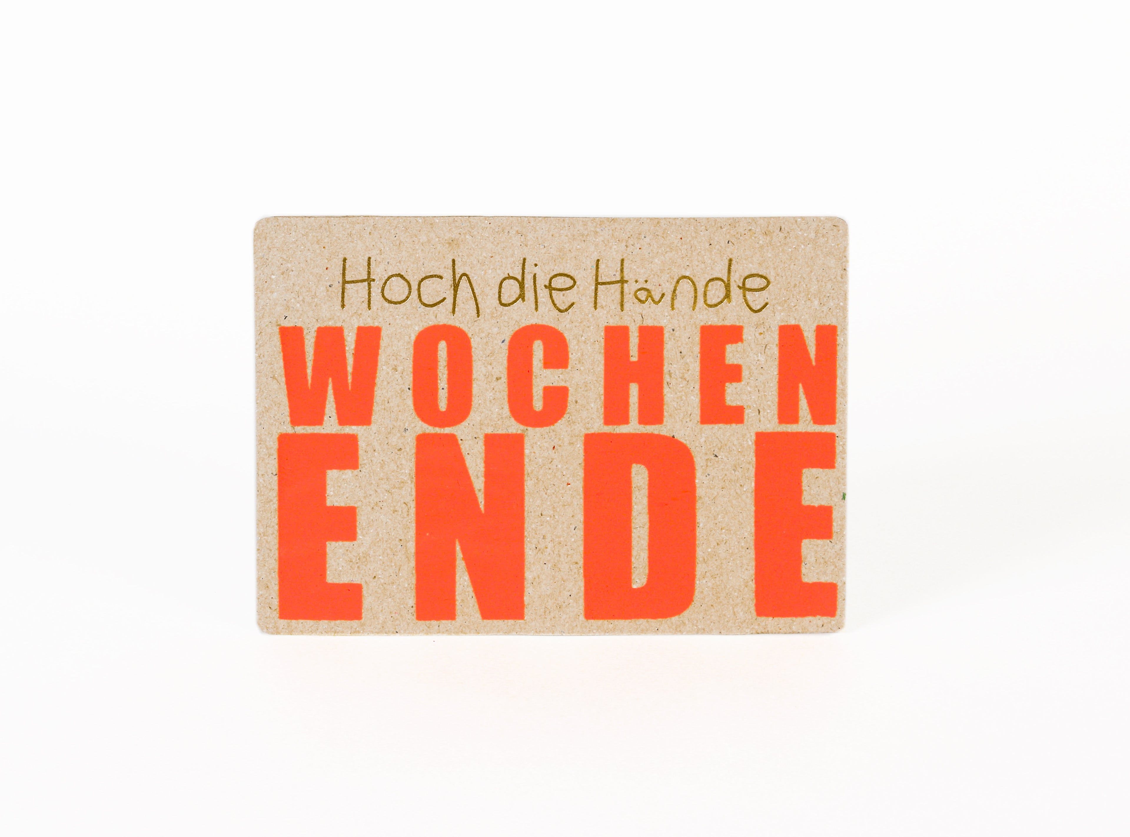 Good old friends Neon-Postkarte – mit humorvollen Sprüchen