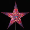 Papierstern Aldebaran rot 5 Zack 60cm