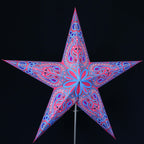 Papierstern Aldebaran rot 5 Zack 60cm