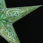 Papierstern Aldebaran grün 5 Zack 60cm