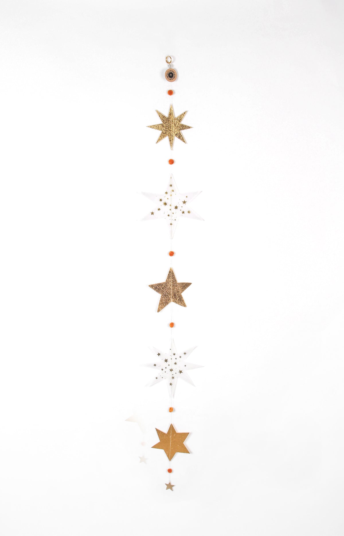 Good old friends Große Sternenkette 120 cm – Gold