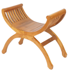 Teakholz Hocker „Yuyu“