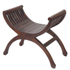 Teakholz Hocker „Yuyu“