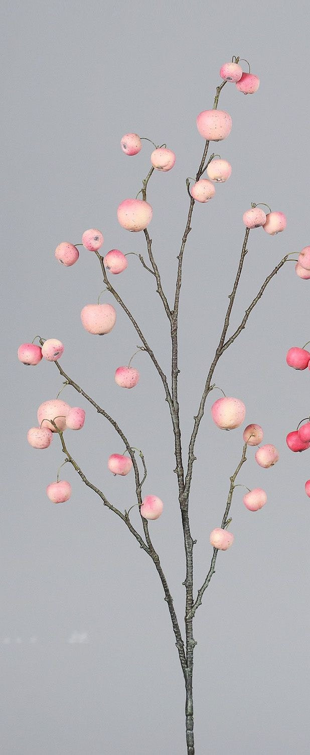 Künstlicher Zweig mit Mini-Äpfeln – 110 cm