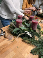 Workshop Adventskranz gestalten am 18.11 17 Uhr