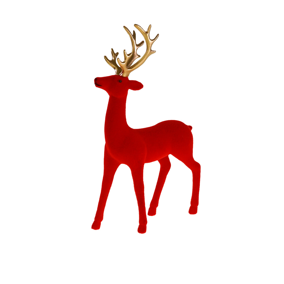 Hirsch 18 × 7 × 24,5 cm – Rot