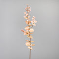 Künstlicher Eukalyptus-Zweig in Peach – 75 cm