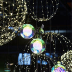 Voß LED-Glühbirne Ball irisierend – Anwendungsbeispiel, Kabel und weitere Leuchtmittel separat