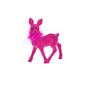 Rehkitz mit Federboa – magenta