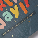 Geschenktüte klein Happy Birthday (Wie schön, dass es dich gibt)