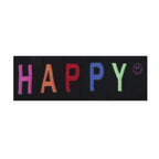 Schal Happy Schwarz