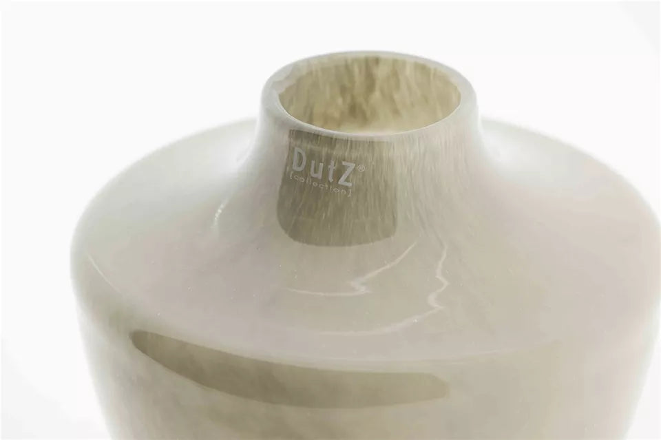 DutZ Vase Zlatko – Taupe, 22 × 23 cm