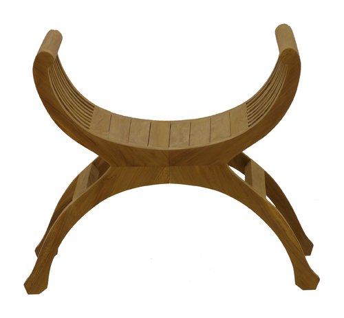 Teakholz Hocker „Yuyu“