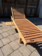 Teakholz Gartenliege