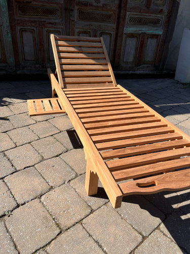 Teakholz Gartenliege