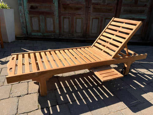 Teakholz Gartenliege