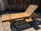 Teakholz Gartenliege