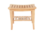 Teakholz Hocker Beistelltisch 'Curve'