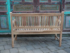 Gartenbank „Montana“ 2-Sitzer aus Teakholz