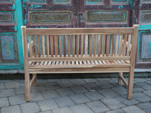 Gartenbank „Montana“ 2-Sitzer aus Teakholz