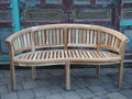 Teakholz Gartenbank „Coconut“ 3-Sitzer