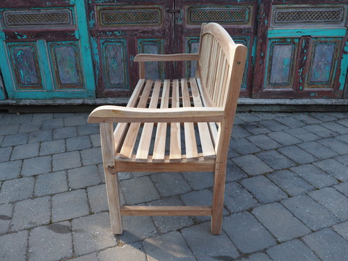 Gartenbank „Majong“ 2,5-Sitzer aus Teakholz