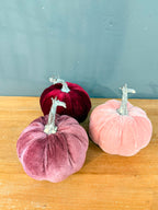 Künstlicher Kürbis hell Rosa Größe M