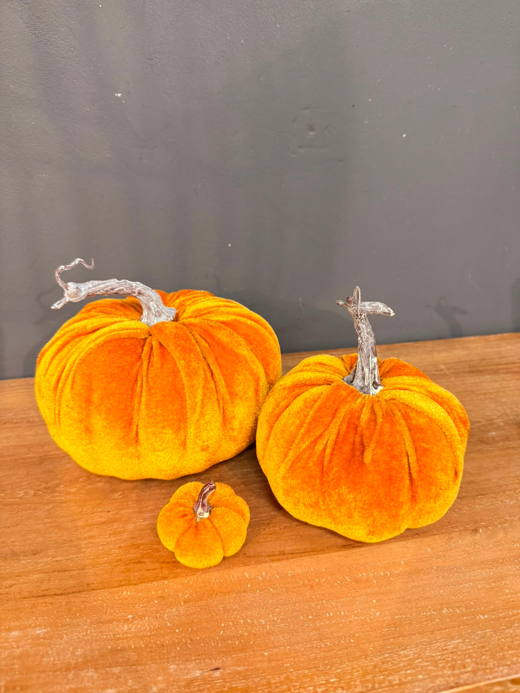 Künstlicher Kürbis  hell Orange Größe M
