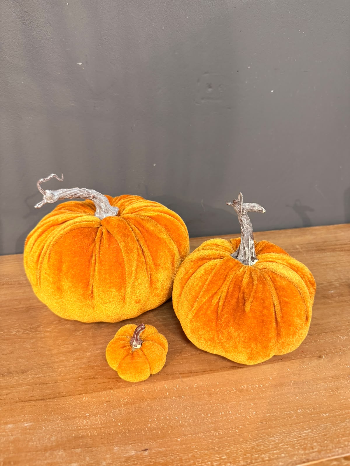 Künstlicher Kürbis  hell Orange Größe M