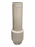 DutZ Glasvase Taupe, 25 cm hoch, Durchmesser 6 cm