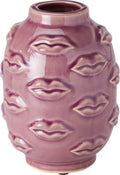 Vase mit Lippen 14 × 19 cm – Lila