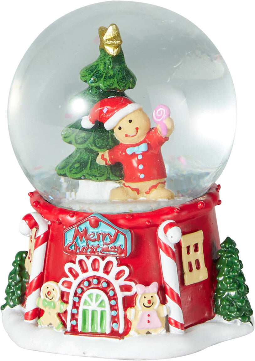 Wasserkugel 65 mm sort – Kind mit Tannenbaum