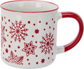 Becher – 250 ml – Schneeflocken – Weiß