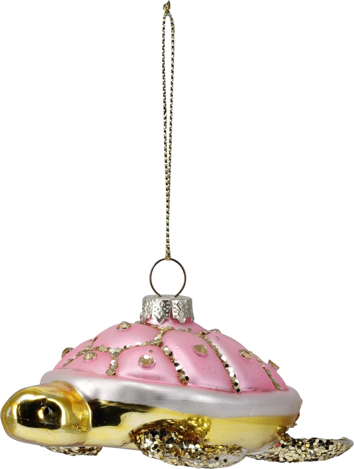 Schildkröte Hängedeko 8 × 10 × 4 cm – Rosa