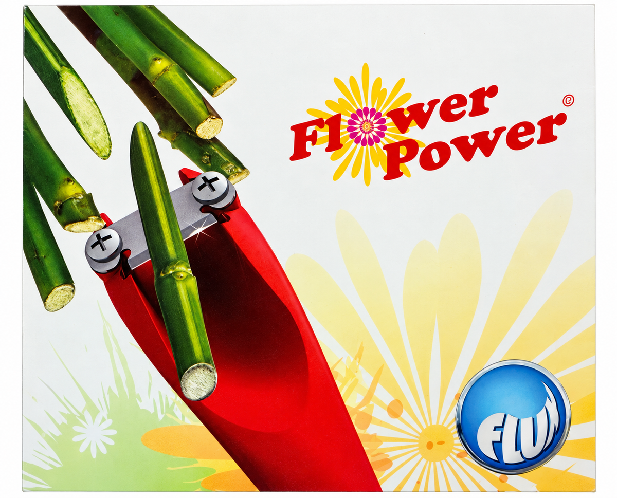 FlowerPower Herstellerflyer Vorderseite