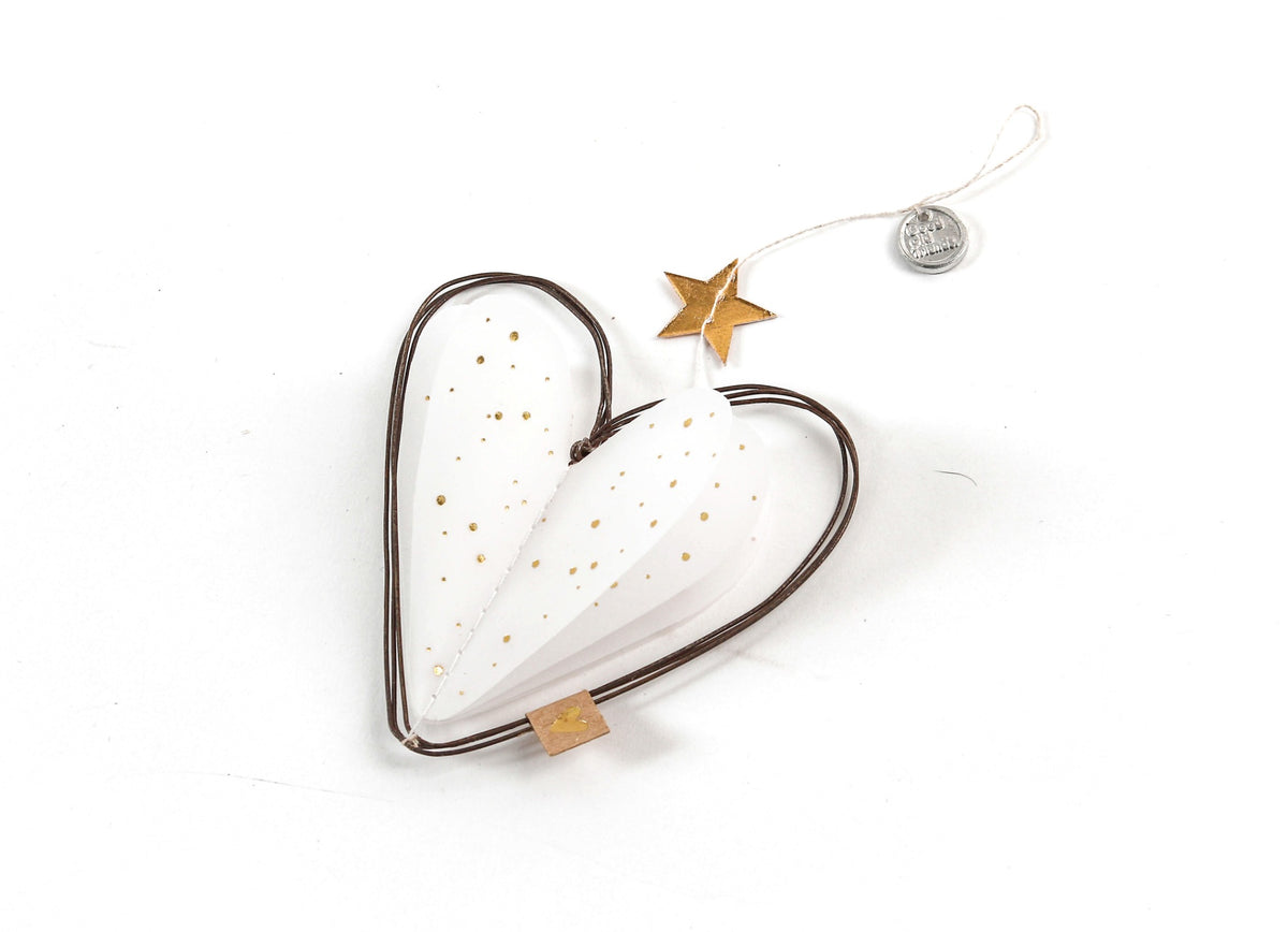 Good old friends Winter Transparent Ornament – Herz