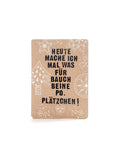 Good old friends Winter Postkarte – Bauch, Beine, Po – Plätzchen