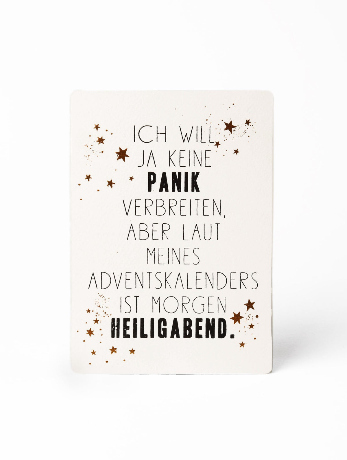 Good old friends Winter Postkarte – Adventskalender und Heiligabend