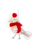 Good old friends Wintervogel – Rotkehlchen mit rotem Schal