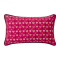 PAD Kissenhülle HEARTS dark pink, 30 × 50 cm