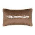 PAD Kissenhülle PETITE plätzchen-light brown, 18 × 32 cm