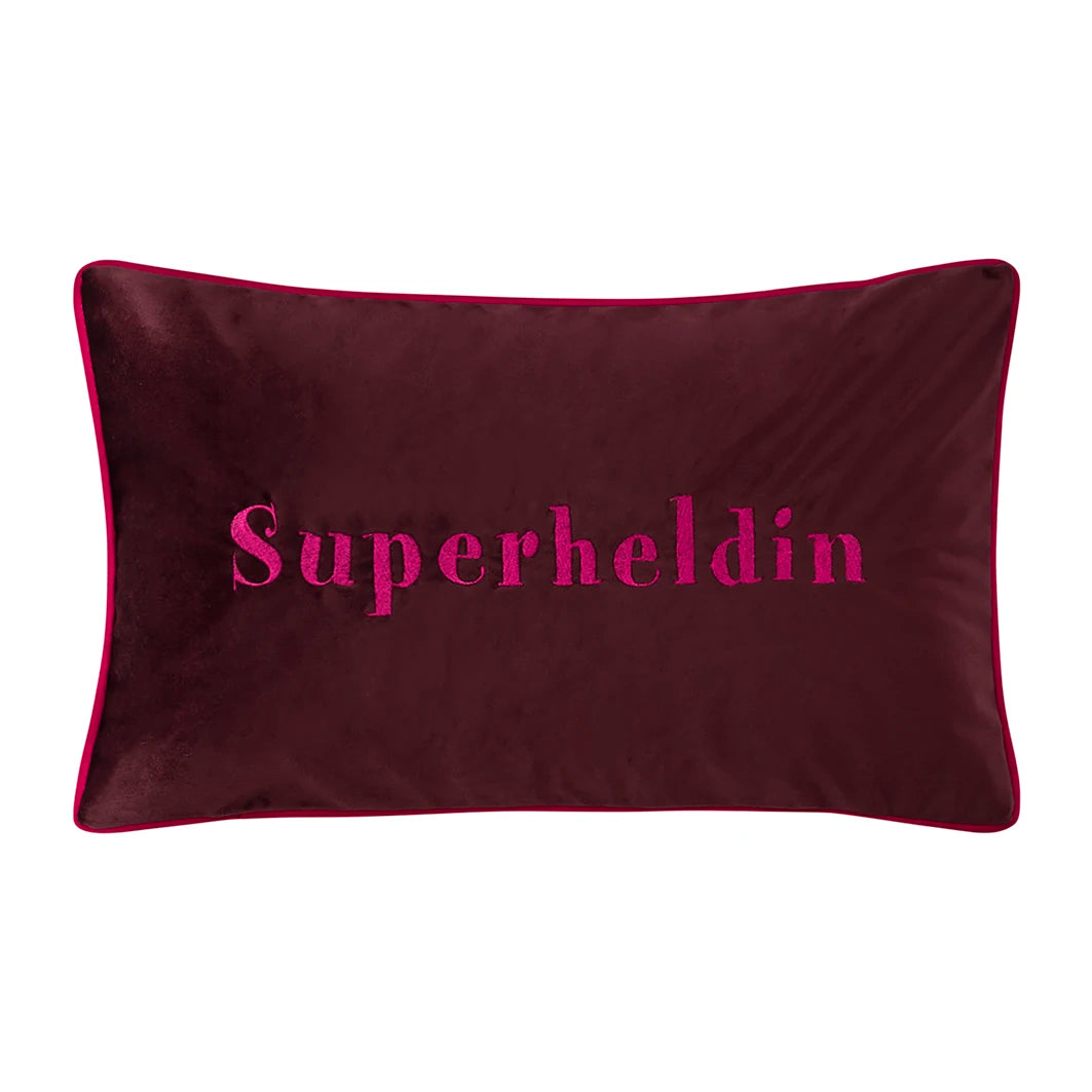 PAD Kissenhülle superheldin-burgundy, 30 × 50 cm