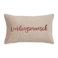 PAD Kissenhülle Liebling-beige, 30 × 50 cm