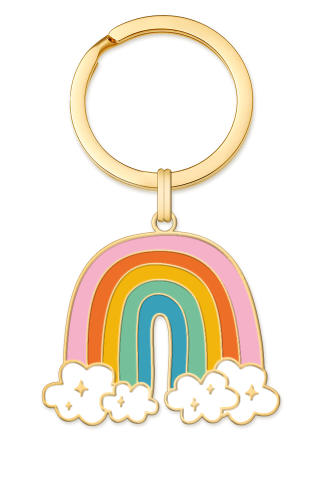 Schlüsselanhänger "Regenbogen"