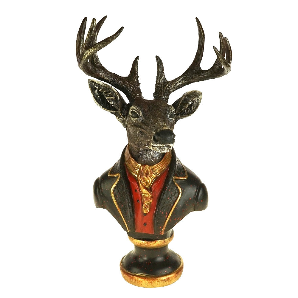 Voß Hirschbüste Arthur – 30 × 22 × 58cm